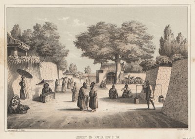 Umuhanda i Napha, Lew Chew, 1855 by Wilhelm Joseph Heine