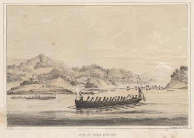 ಉರಗಾದ ನೋಟ, ಯೆಡೋ ಬೇ, 1855 ಟರ್ಕ್ by Wilhelm Joseph Heine