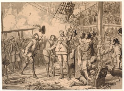 Chr. 4. "Üçlü Birlik" üzerine by Wilhelm Marstrand