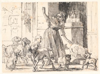 müdahaleci talipler by Wilhelm Marstrand