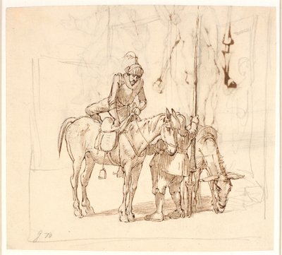 Don Kişot at sırtında by Wilhelm Marstrand