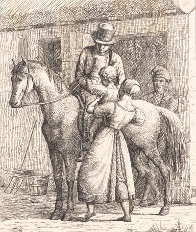 Köylü bir aile by Wilhelm Marstrand