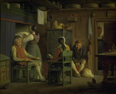 Bir talibin annesi oğlunun davasını konuşuyor by Wilhelm Marstrand