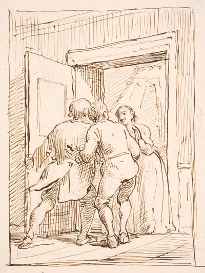 Bir skandal by Wilhelm Marstrand