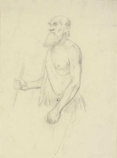 yaşlı dilenci by Wilhelm Marstrand