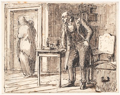 cimri ve zavallı karısı by Wilhelm Marstrand