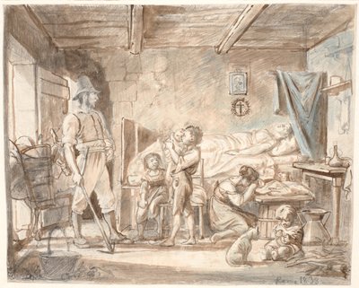 annesizlerin eve dönüşü by Wilhelm Marstrand