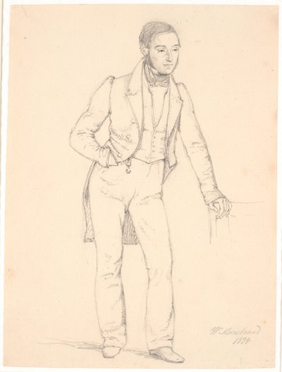 Konser şefi Johan Frederik Frølich by Wilhelm Marstrand