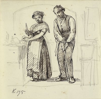 Aşçı kız için Kurmageri by Wilhelm Marstrand