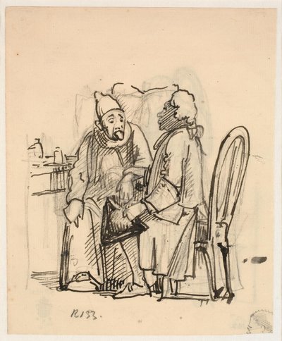 Doktor ziyareti by Wilhelm Marstrand