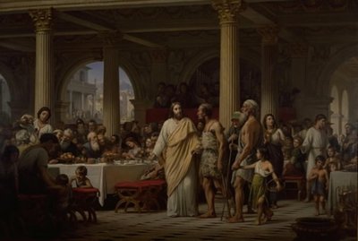 Büyük birliğin benzetmesi by Wilhelm Marstrand