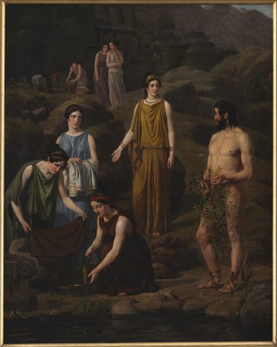 Nausikaa, batık Odysseus