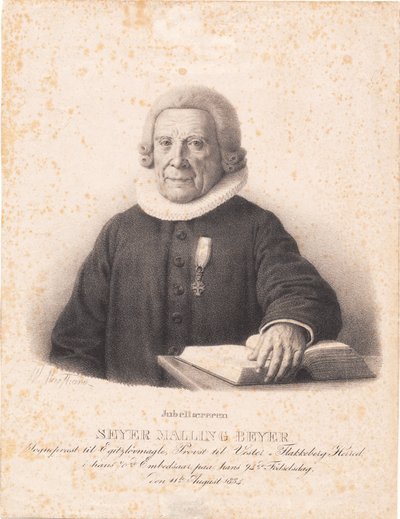 Papaz S.M. Beyer by Wilhelm Marstrand