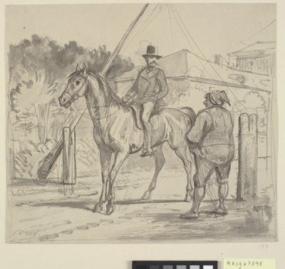 binici ve komutan by Wilhelm Marstrand