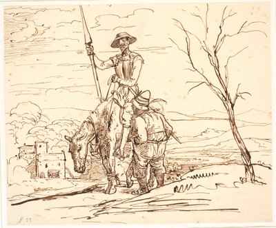 Sancho Pansa keçilerin hikayesini anlatıyor by Wilhelm Marstrand