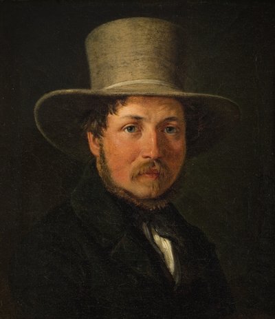 Ressam Christen Købke by Wilhelm Marstrand
