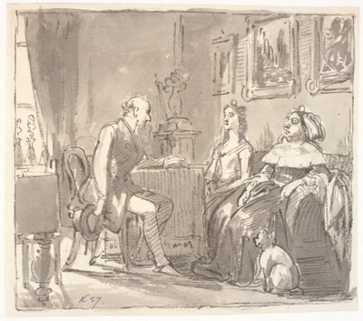 Merhametine ziyaret edin by Wilhelm Marstrand