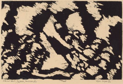 Acker mit Weib (Tarladaki Kadın) by Wilhelm Morgner