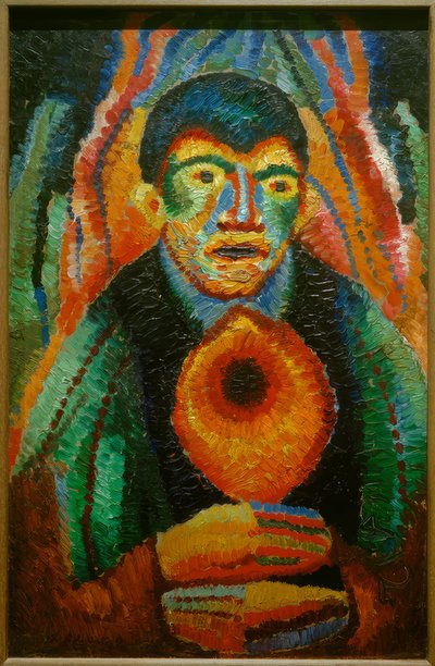 Kendi kendine eğitim VIII by Wilhelm Morgner