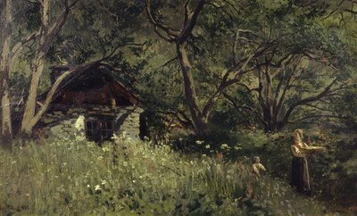 Yaz pişirme (tuval üzerine yağlı boya) by Wilhelm Peters