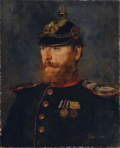 Landwehr memuru by Wilhelm Trübner