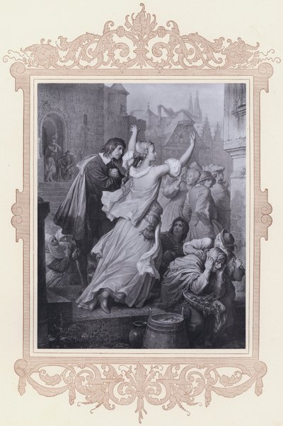 Clarchen, Egmont (taş) by Wilhelm von (after) Kaulbach