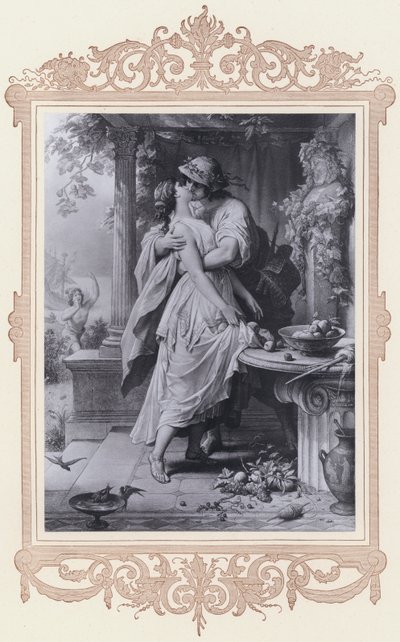 Dora, Alexis ve Dora (taş) by Wilhelm von (after) Kaulbach