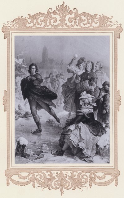 Goethe Frankfurt'ta (taş) by Wilhelm von (after) Kaulbach