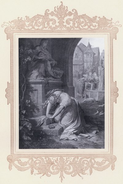 Gretchen, Mater Dolorosa (taş) by Wilhelm von (after) Kaulbach