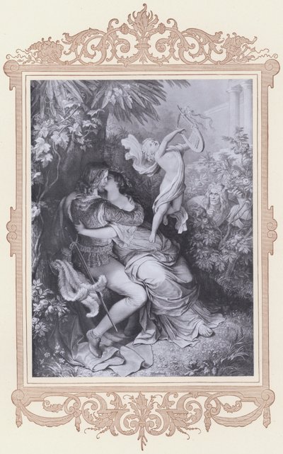 Helena, Faust (taş) by Wilhelm von (after) Kaulbach