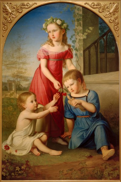 Schöning çocukları by Friedrich Wilhelm von Schadow
