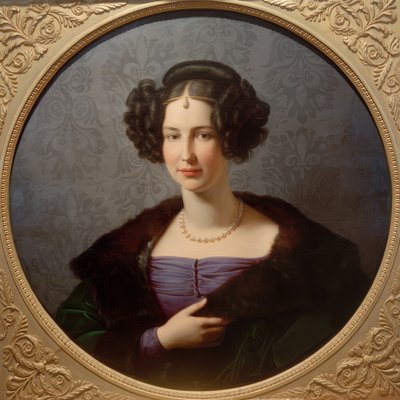 Wilhelmine Luise Prusya Prensesi by Friedrich Wilhelm von Schadow