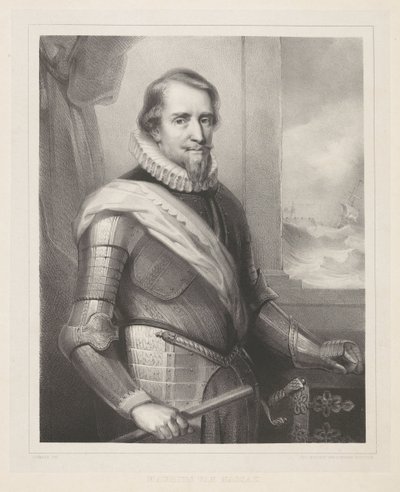 Maurits, Orange Prensi'nin portresi by Wilhelmus Cornelis Chimaer van Oudendorp