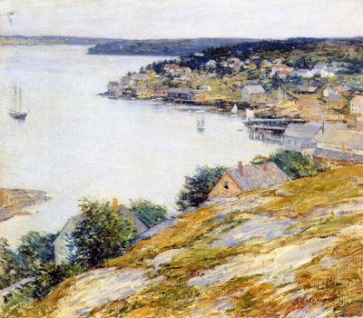 Doğu Boothbay Limanı, 1904 by Willard Leroy Metcalf