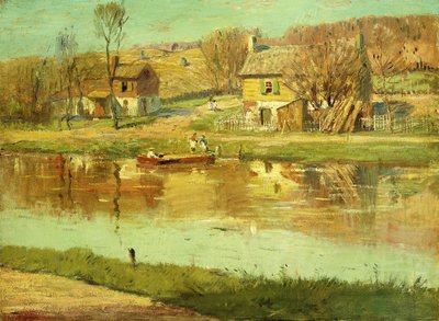 Sudaki Yansımalar, c.1895-1919 by Willard Leroy Metcalf