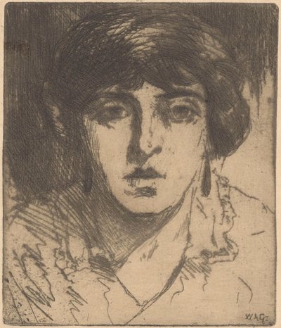 Bilinmeyen bir kadının portresi by Willem Adrianus Grondhout (signed by artist)