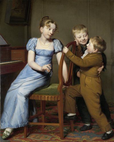 Piyano Pratiği Kesildi, 1813 by Willem Bartel van der Kooi  