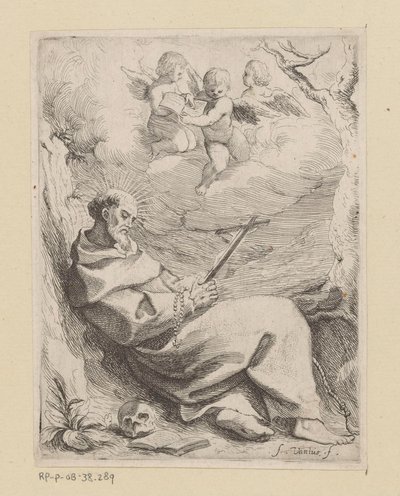 Haçlı Assisi Aziz Francis by Willem Basse (attributed to)