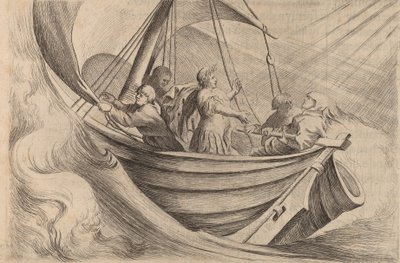 Sezar Fırtınalı Denizleri Geçerken, 1634. by Willem Basse