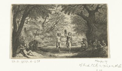 Parti satirleri ve orman perileri by Willem Basse