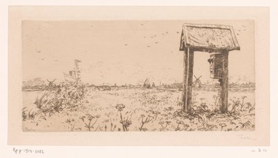 Posta kutusu ile Kaag'daki meralar Letterbox, Kaag (orijinal başlık) by Willem Bastiaan Tholen (signed by artist)