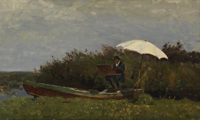Teknede Çalışan Ressam Gabriel, 1882 by Willem Bastiaan Tholen
