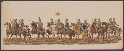 1862 Delft geçit töreni, birinci grup Delft