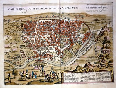 Kahire. Atlas, Wilhelm Blaeu, Amsterdam 1630. by Willem Blaeu