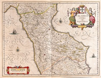 Calabria, İtalya, Willem Blaeu