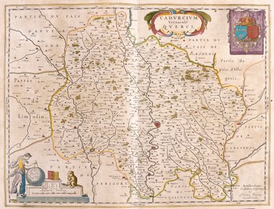 Lot Nehri Bölümü - Languedoc - Quercy, Willem Blaeu