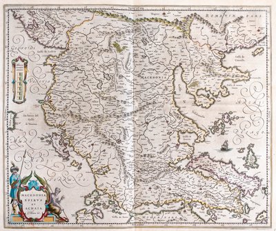 Yunanistan, Makedonya, Arnavutluk, Willem Blaeu