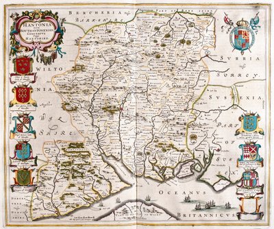 Hampshire ve Southampton, Willem Blaeu
