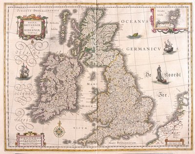 İrlanda ve Büyük Britanya, Willem Blaeu