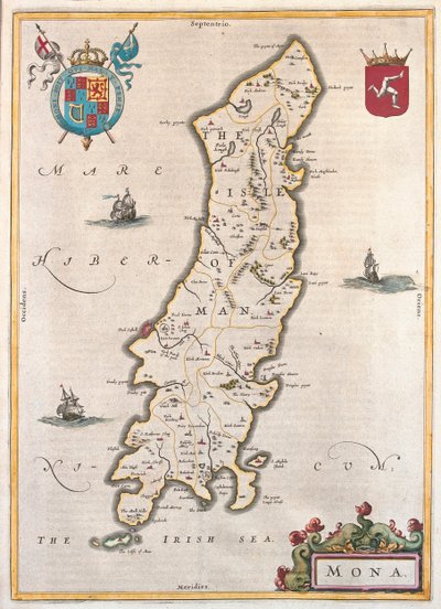 Man Adası, Willem Blaeu